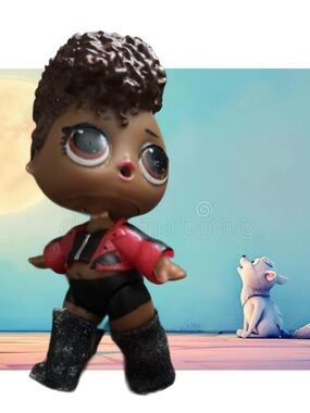 “Thrillia” Doll with Red Jacket and Sparkly Black Boots L.O.L. Surprise